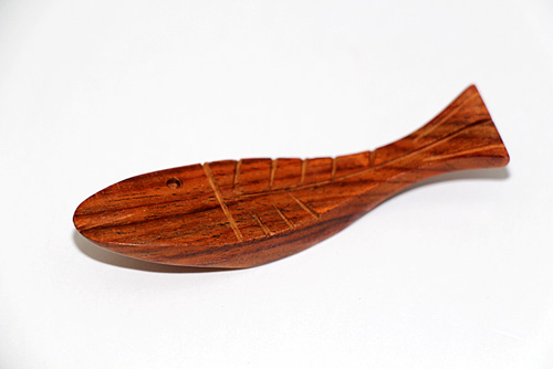 Mino ware Ihoshiro kiln chopstick rest Grilled fish series