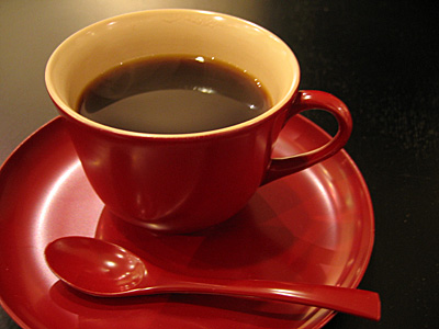 コーヒーカップセット(朱)
